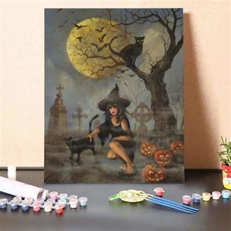 Witch paint by numbers